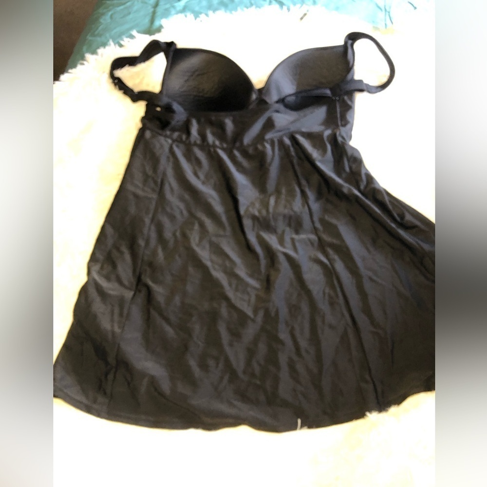 VENUS Black One Piece Swimsuit Dress size 16 NWOT - Picture 7 of 11
